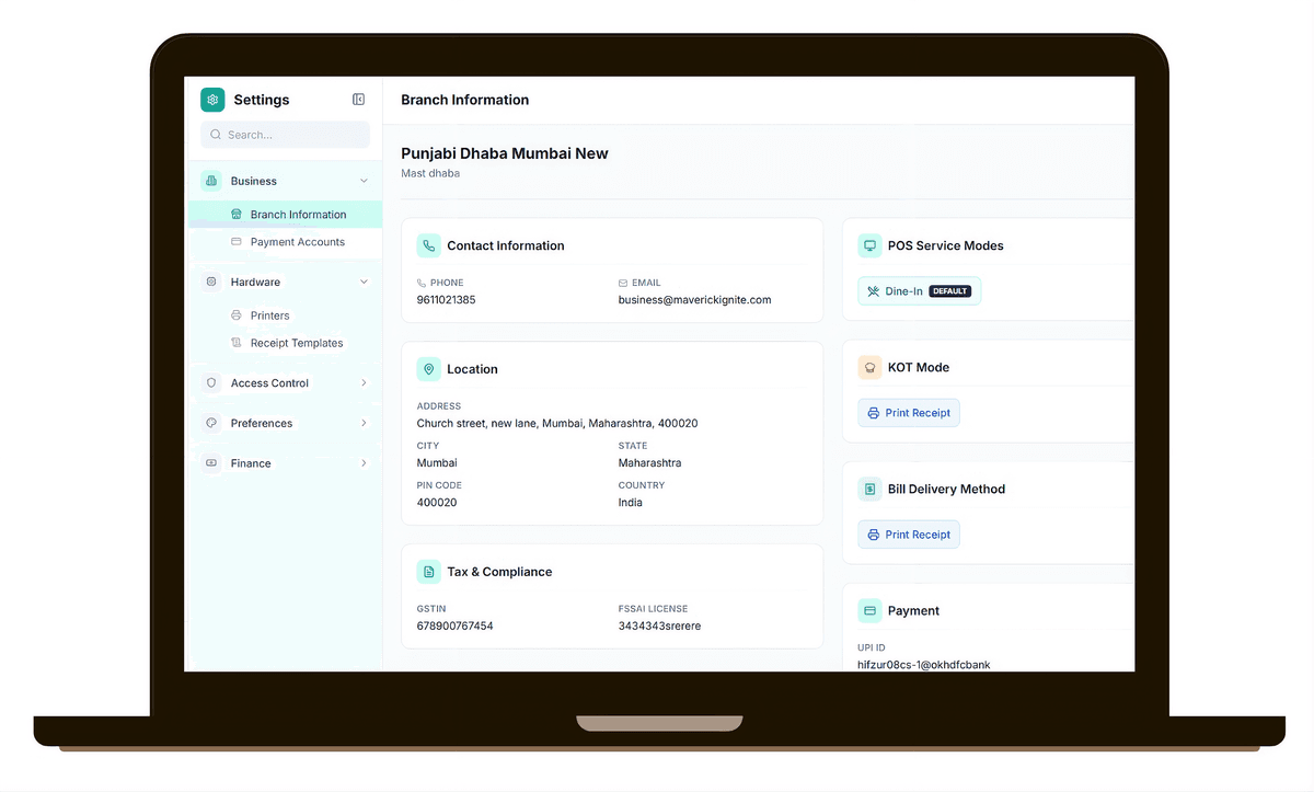 Settings & Configurations - Image 1