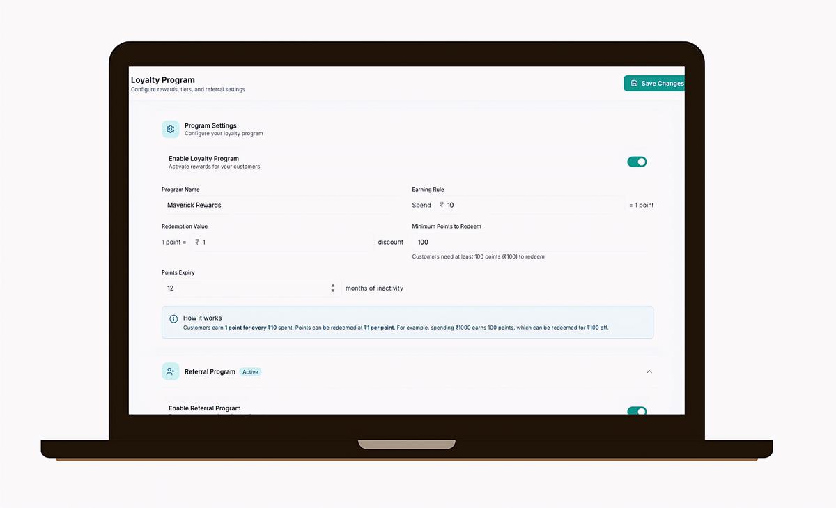 Loyalty & Referral Program