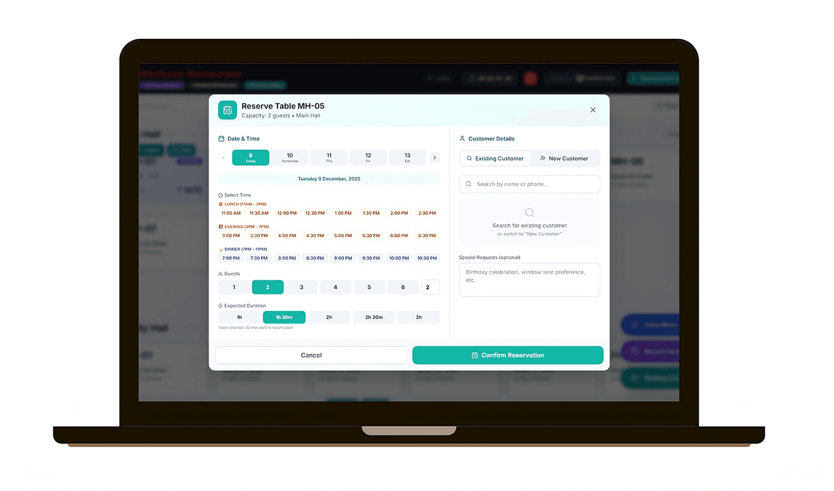 Table Management - Image 1
